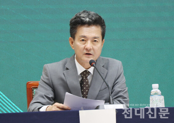 기호 1번 송진규 후보.